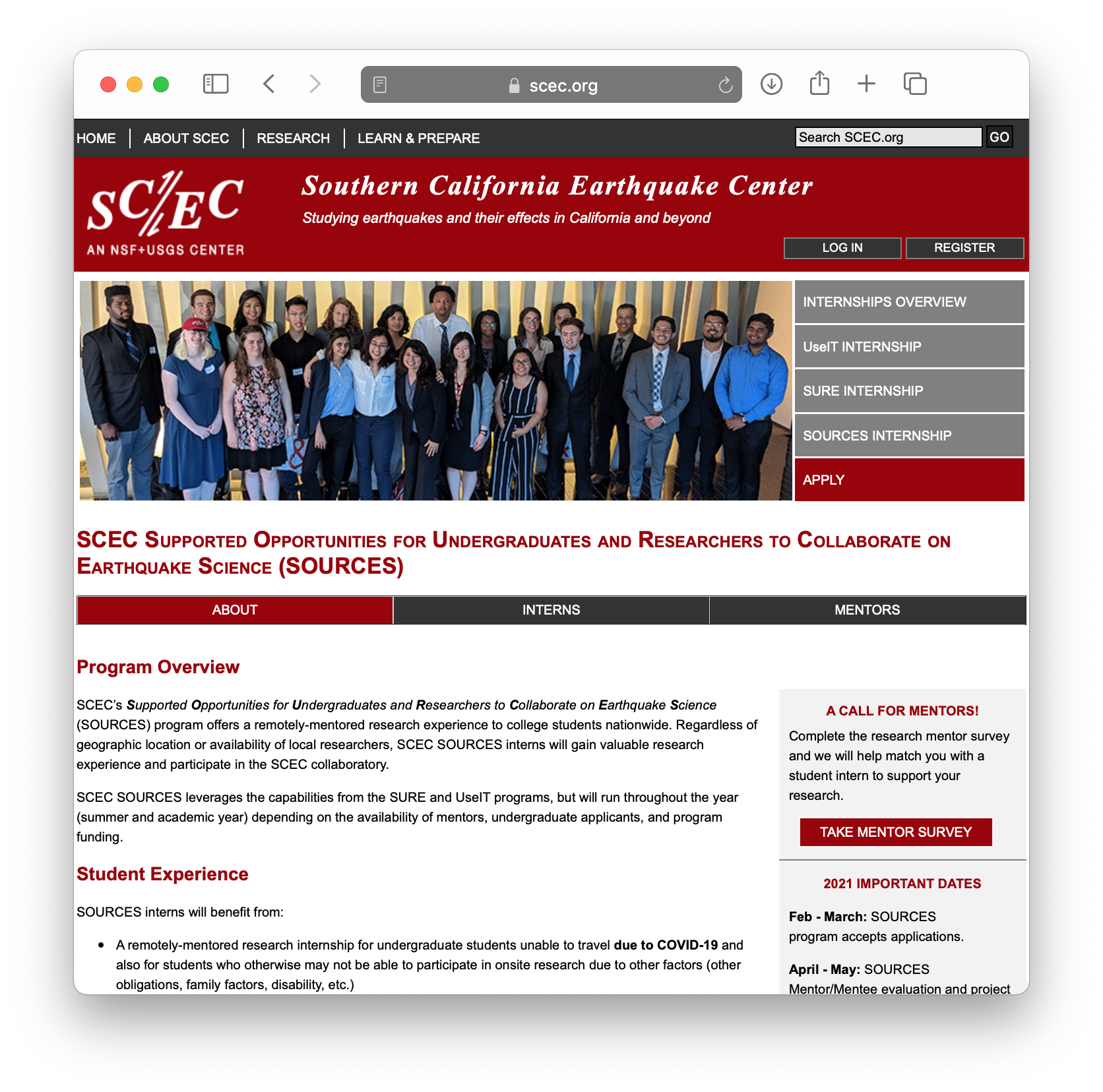 SCEC SOURCES